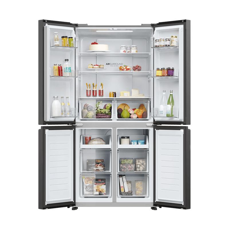 HAIER 468LTS SIDE BY SIDE METAL DOOR REFRIGERATOR HRF-525MB(NG)