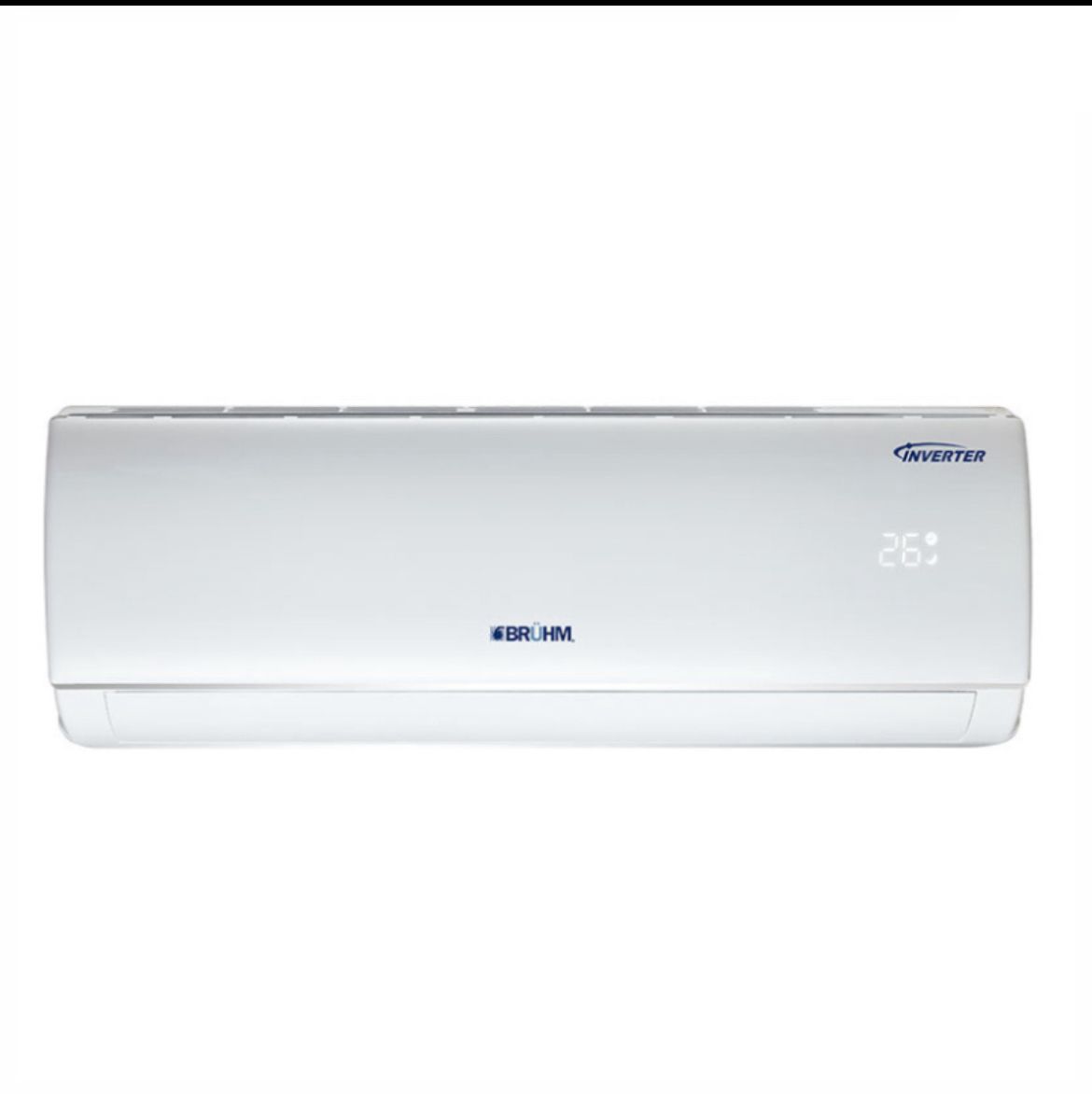 BRUHM 2.0HP SPLIT INVERTER AC BAS-18ICXW – R410 GOLDEN FIN
