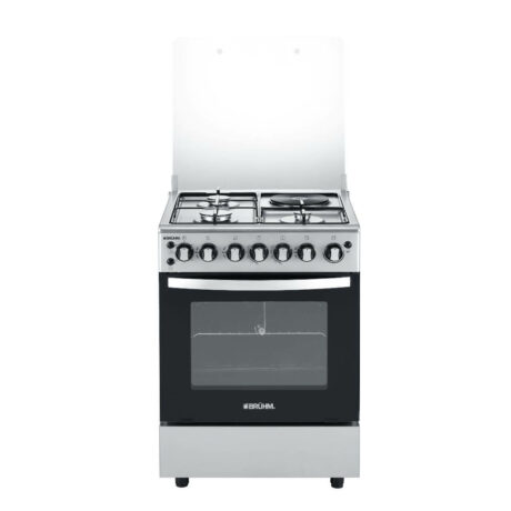 BRUHM COOKER BGC-6631IS – 3 GAS, 1 HOTPLATE DOUBLE OVEN GRILL