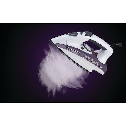 Black & Decker Steam Iron with Non-stick Soleplate
