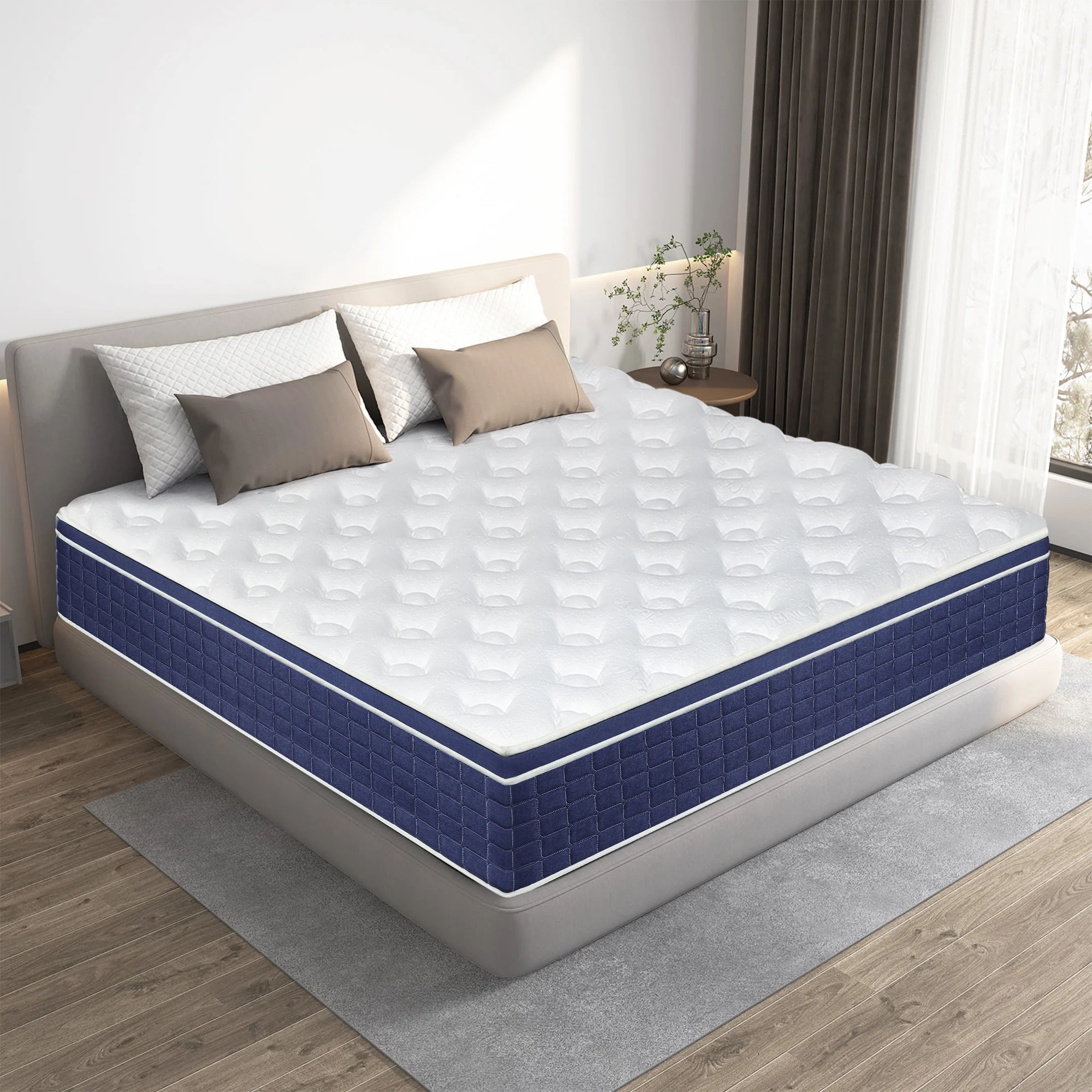 Latex Foam 15'' Quen Size Mattress
